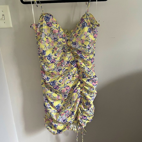 Summer Yellow Mini Dress - Picture 2 of 7